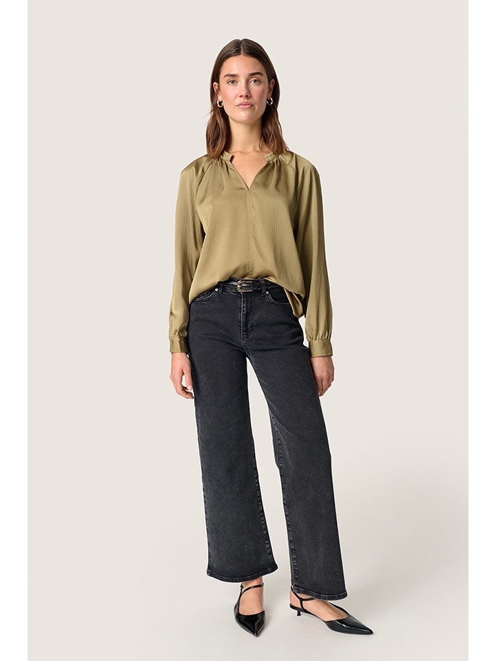 Soaked in Luxury Bluzka w kolorze oliwkowym rozmiar: M