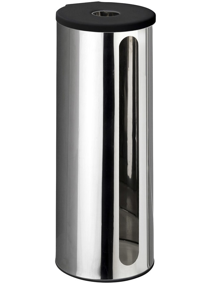 Wenko Uchwyt w kolorze srebrnym na papier toaletowy - 13,5 x 36 x 14 cm rozmiar: onesize