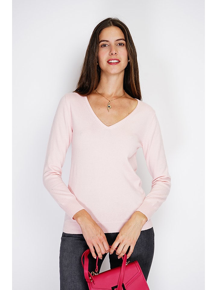 William de Faye Sweter w kolorze jasnoróżowym rozmiar: 34