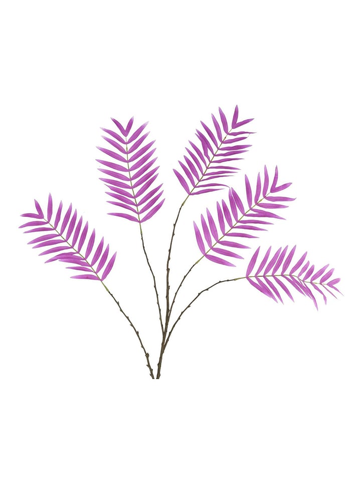 daan kromhout Dekoracyjna gałązka "Palm Leaf" w kolorze fioletowo-brązowym - wys. 125 cm rozmiar: onesize