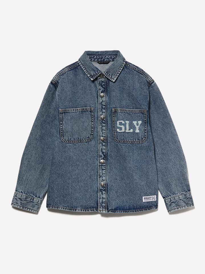 Sisley Koszula dżinsowa w kolorze niebieskim rozmiar: 130