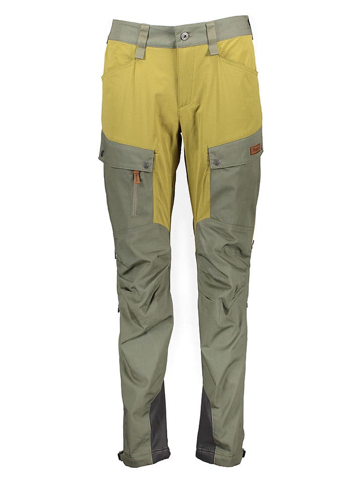 Bergans Spodnie trekkingowe "Favor" w kolorze zielonym rozmiar: 42