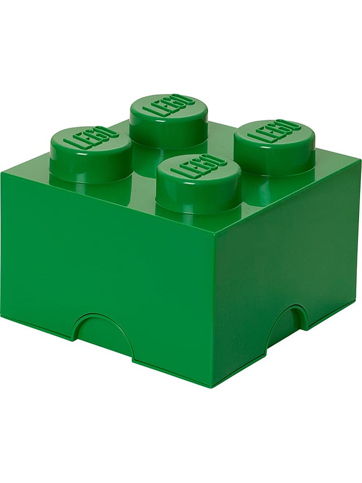 LEGO Pojemnik "Brick 4" w kolorze zielonym - 25 x 18 x 25 cm rozmiar: onesize