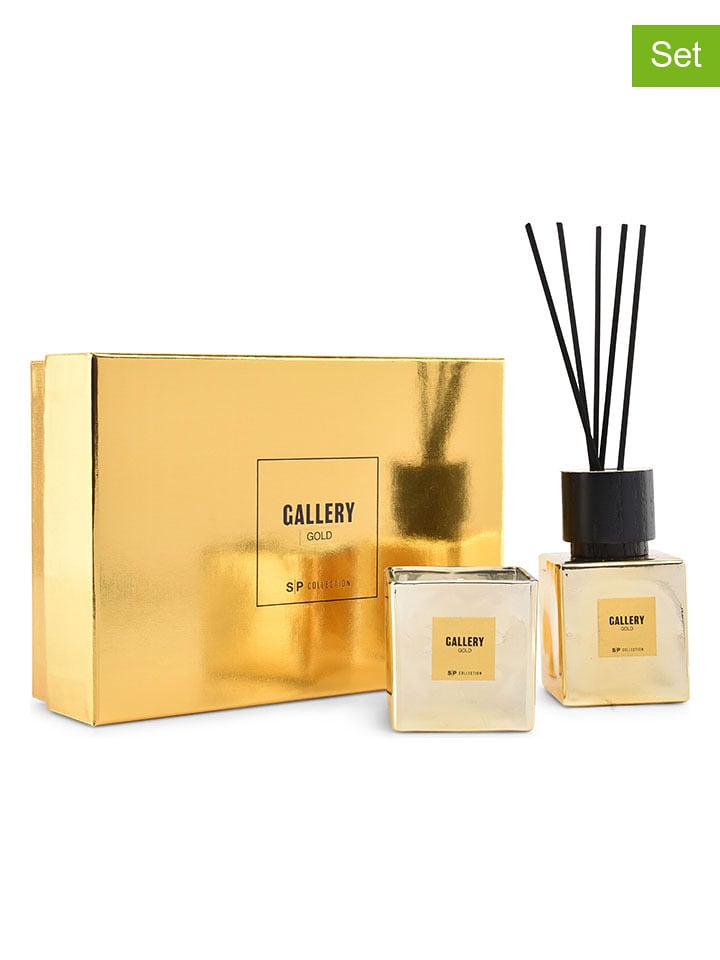 Salt and Pepper 2-częściowy zestaw prezentowy "Gold Gallery" w kolorze złotym rozmiar: onesize