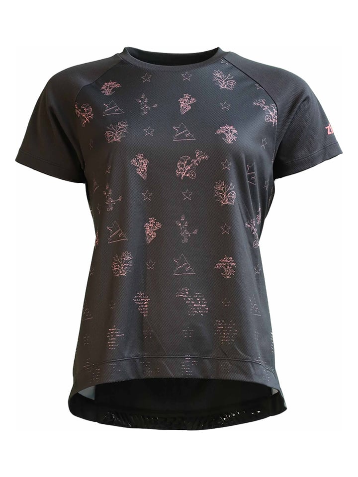 Zimtstern Koszulka kolarska "Braapz" w kolorze antracytowym rozmiar: XS