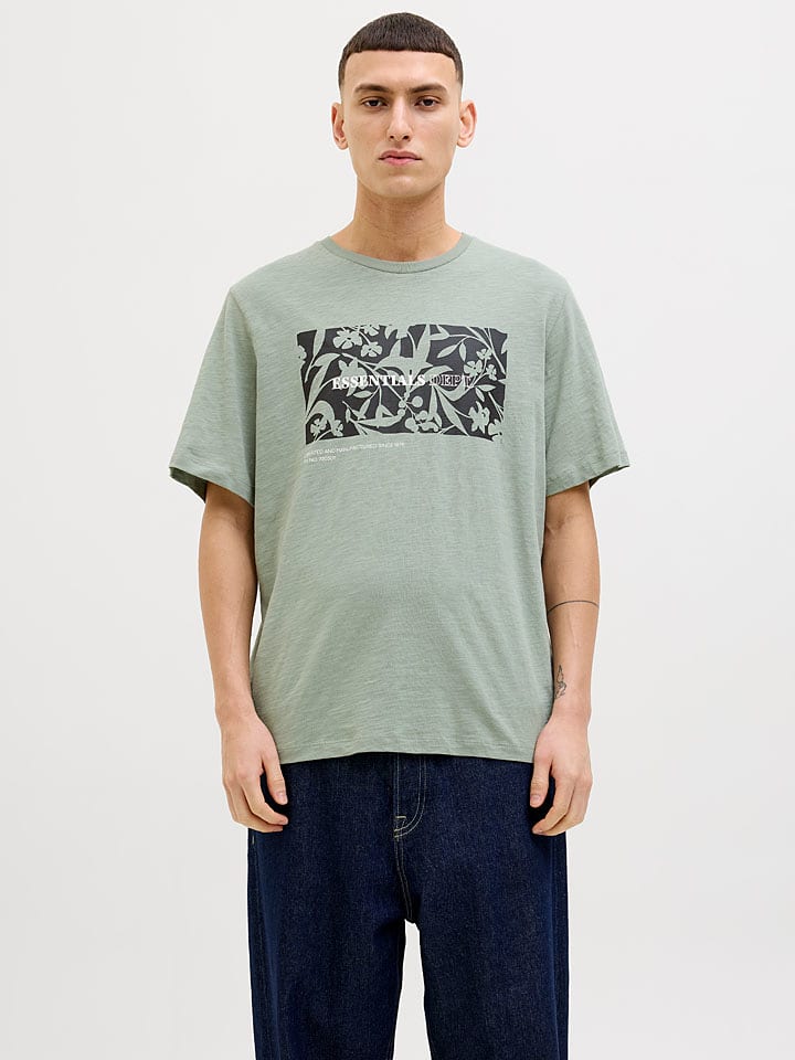 Jack & Jones Koszulka "Jeff" w kolorze zielonym rozmiar: XL