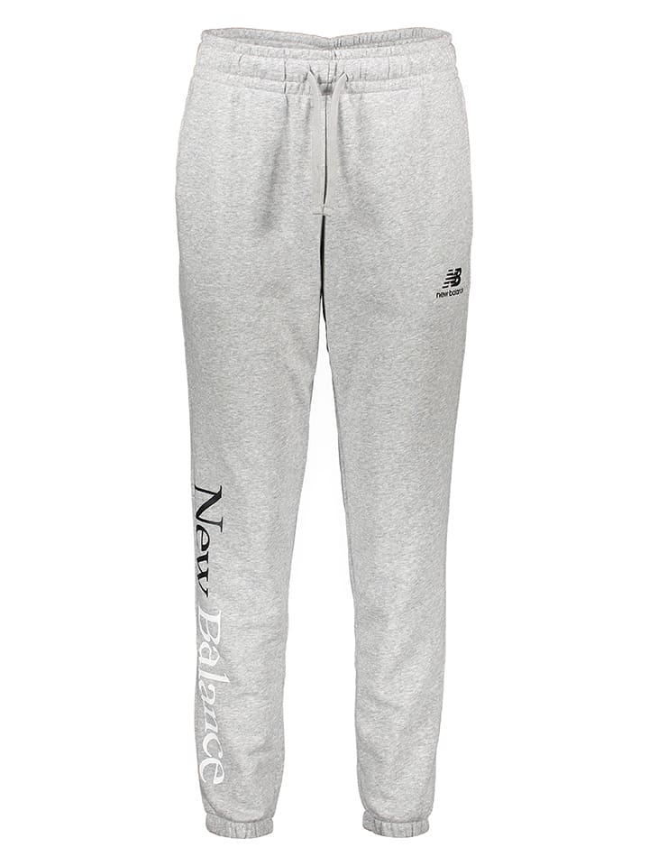 New Balance Spodnie dresowe w kolorze jasnoszarym rozmiar: M
