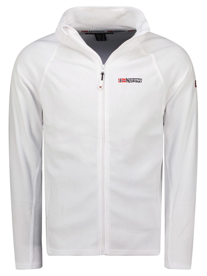 Geographical Norway Kurtka polarowa "Tug" w kolorze białym rozmiar: M