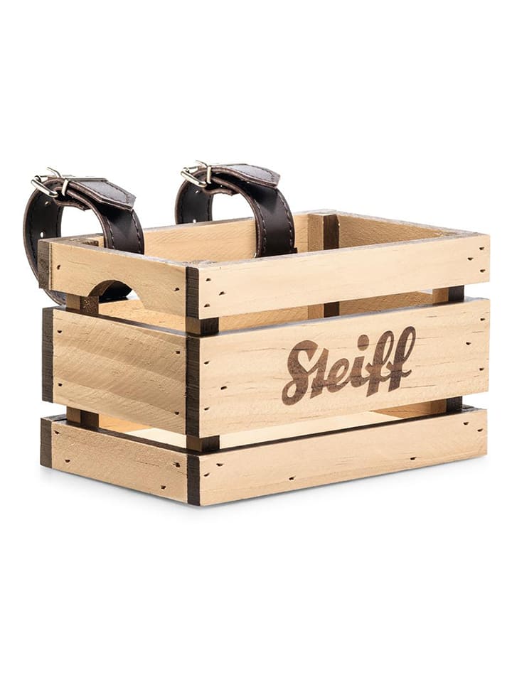 Steiff Koszyk w kolorze beżowo-brązowym do rowerka biegowego rozmiar: onesize