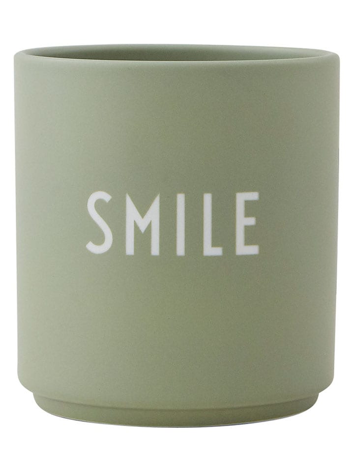 Design Letters Kubek "Smile" w kolorze szarym - 250 ml rozmiar: onesize