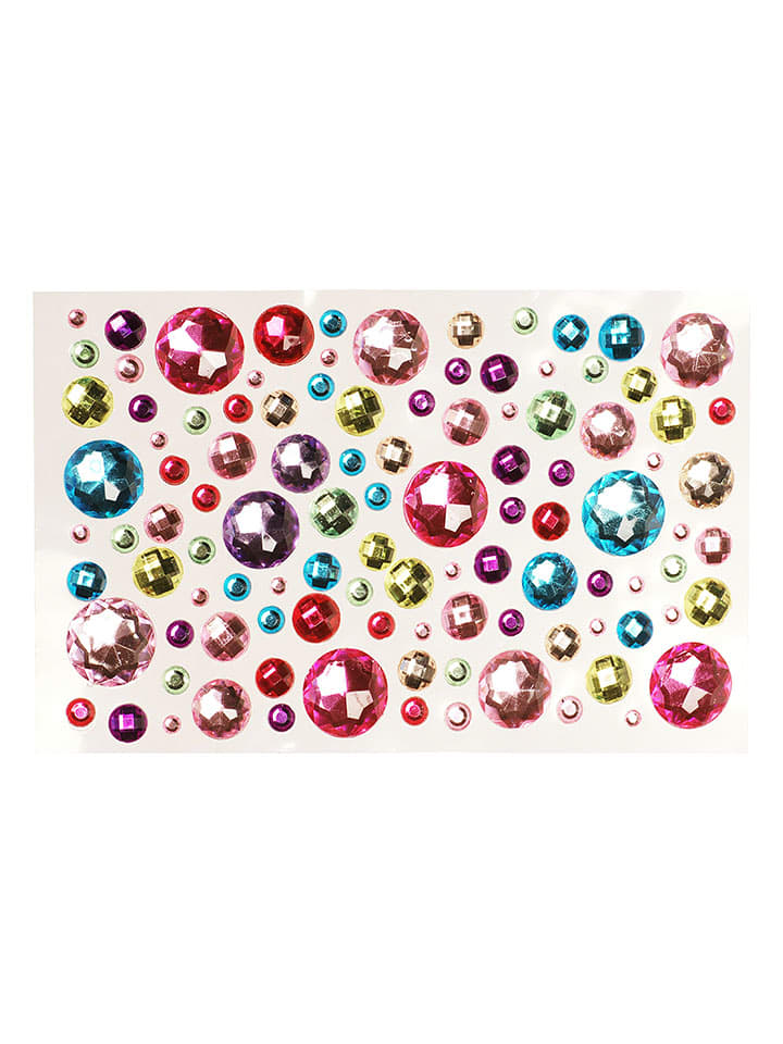 SUNNYSUE Błyszczące kamyczki do naklejenia w różnych kolorach rozmiar: onesize