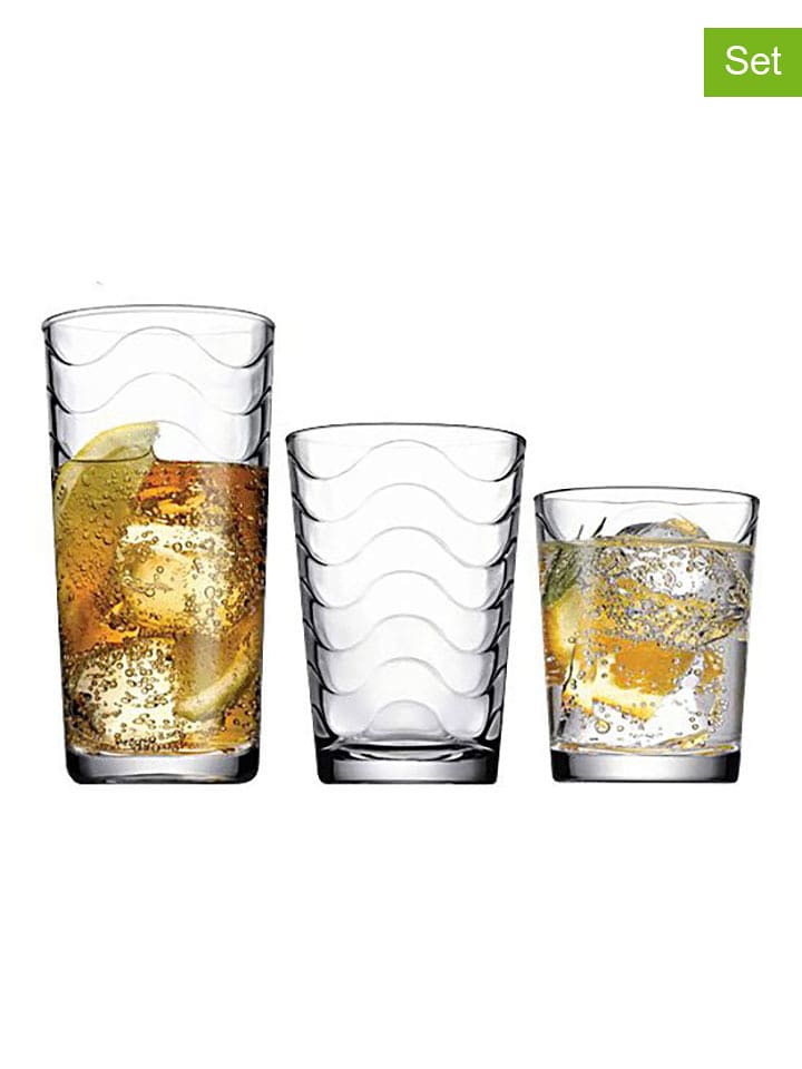 Hermia Szklanki (18 szt.) rozmiar: onesize