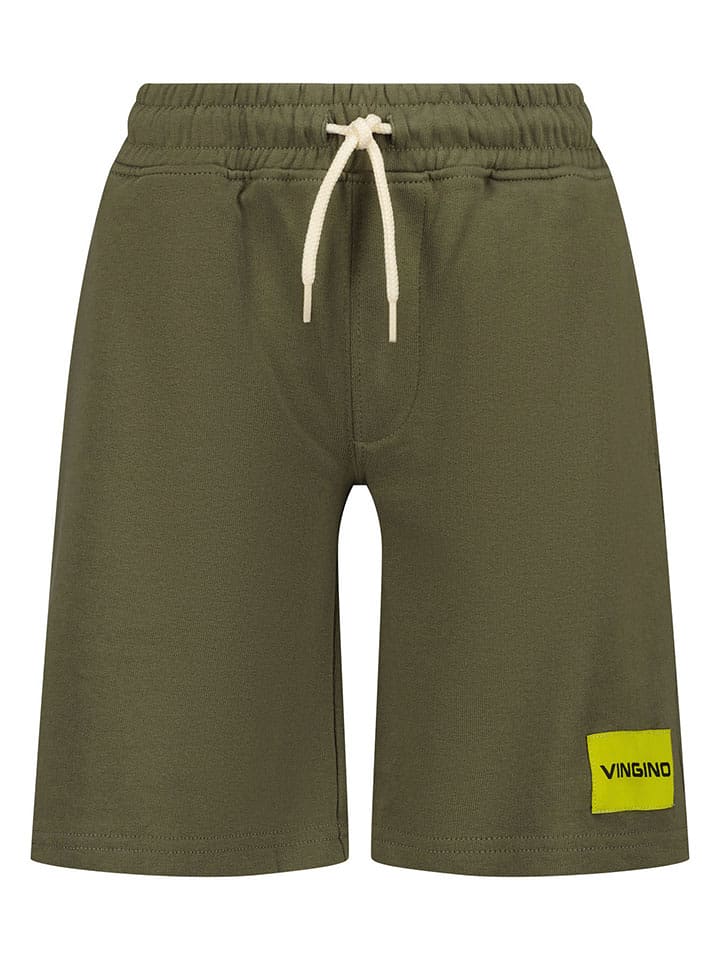 Vingino Szorty dresowe "Ronston" w kolorze khaki rozmiar: 140