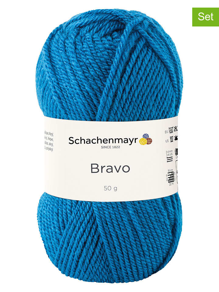 Schachenmayr since 1822 Przędza z tworzywa sztucznego (20 szt.) w kolorze niebieskim - 20 x 50 g rozmiar: onesize