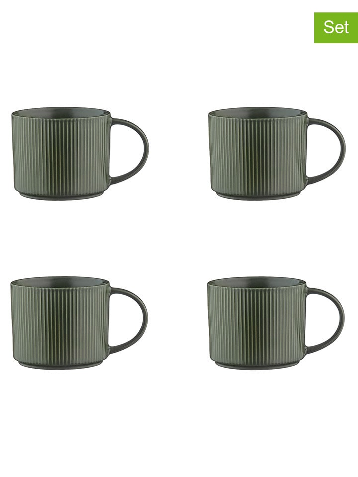 Björn Kubki (4 szt.) "Scandi" w kolorze oliwkowym - 500 ml rozmiar: onesize