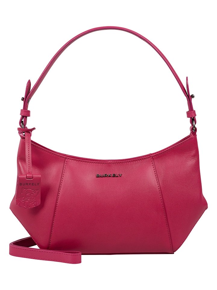 Burkely Skórzana torebka w kolorze różowym - 32 x 15 x 7 cm rozmiar: onesize