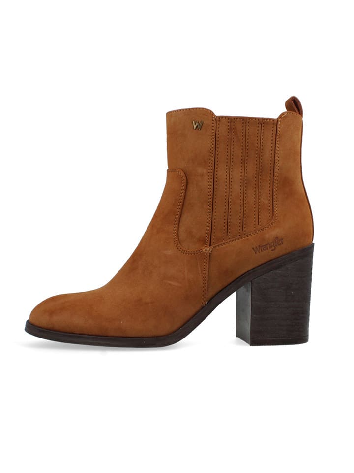 Wrangler Botki "Ace" w kolorze jasnobrązowym rozmiar: 39