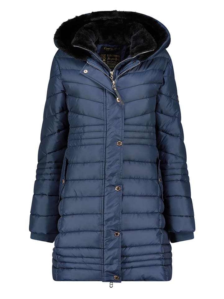 Canadian Peak Płaszcz zimowy "Biensureak" w kolorze granatowym rozmiar: XL