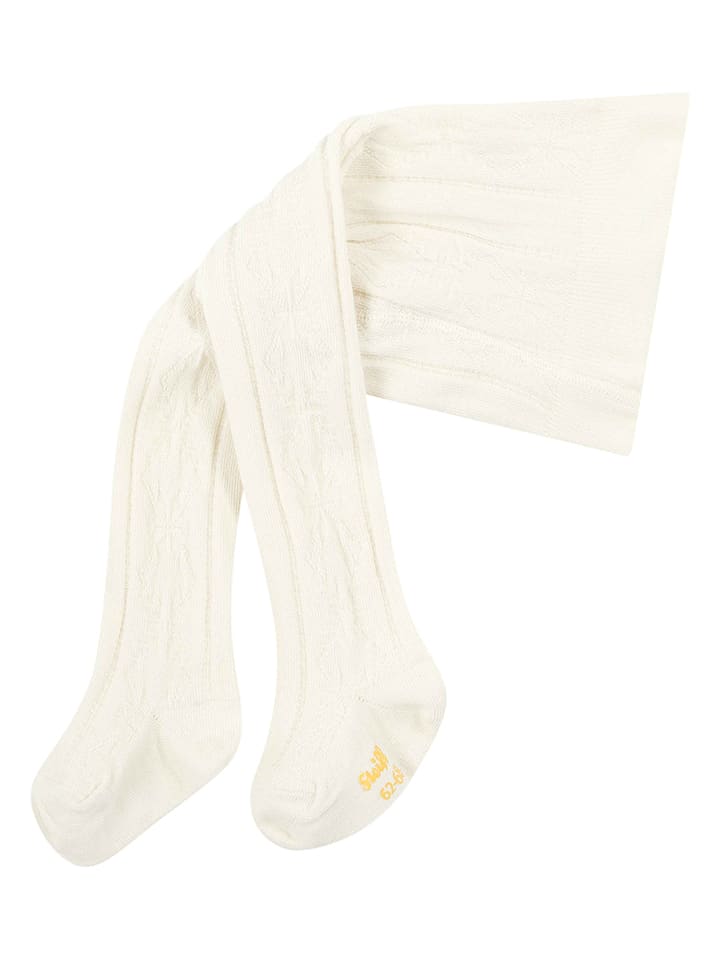 Steiff Rajstopy w kolorze kremowym rozmiar: 80