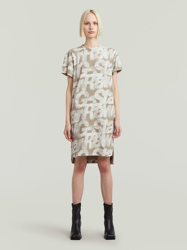 G-Star Sukienka w kolorze beżowo-białym rozmiar: M