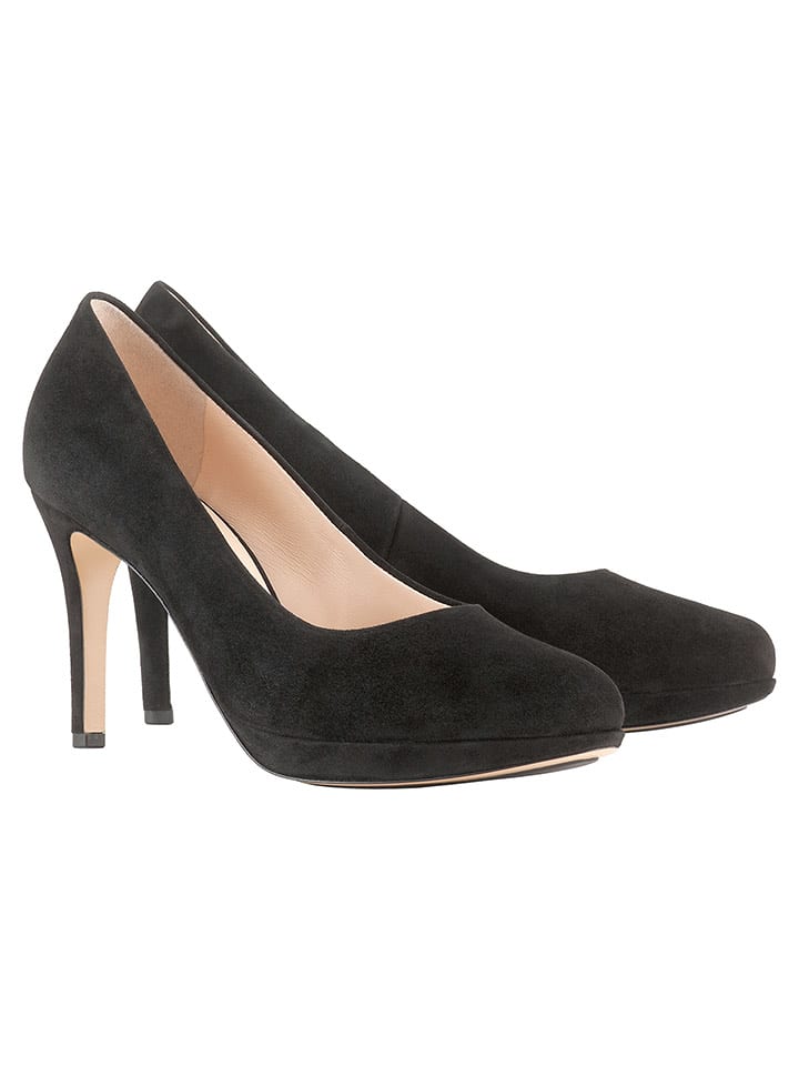 Högl Skórzane czółenka w kolorze czarnym rozmiar: 40