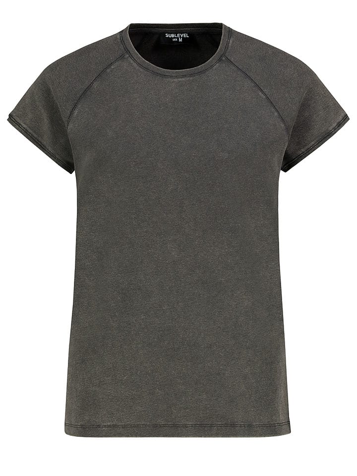 Sublevel Koszulka w kolorze antracytowym rozmiar: S