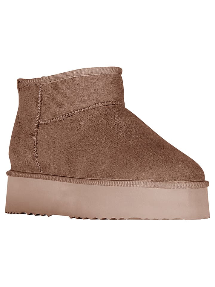 Geographical Norway Botki zimowe "Orage" w kolorze jasnobrązowym rozmiar: 39