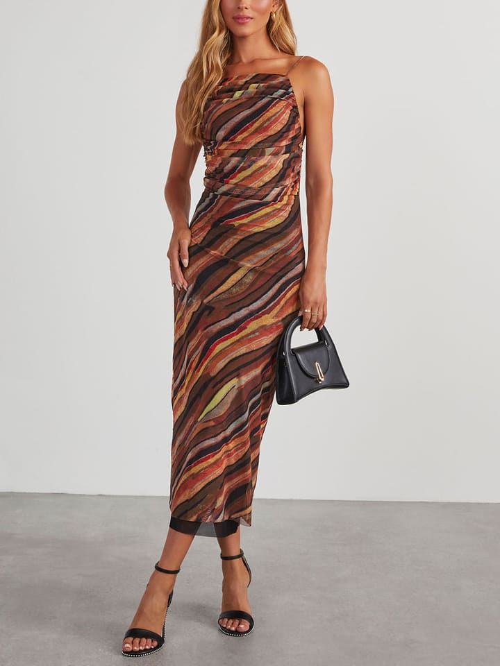 Milan Kiss Sukienka w kolorze brązowym rozmiar: M