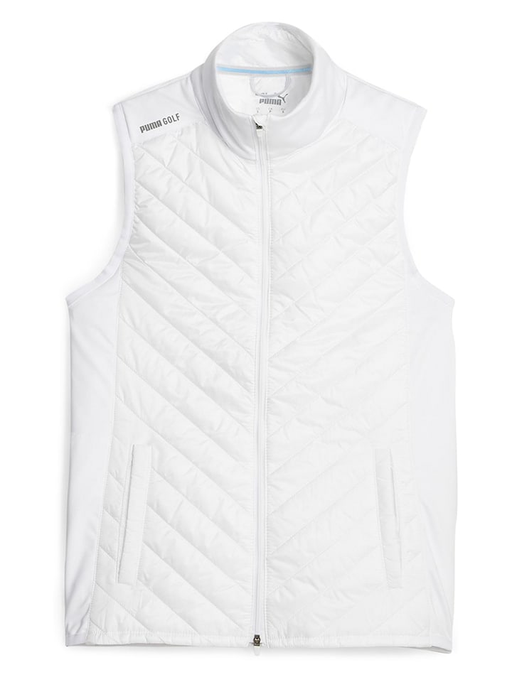 Puma Kamizelka pikowana "Frost" w kolorze białym rozmiar: XS