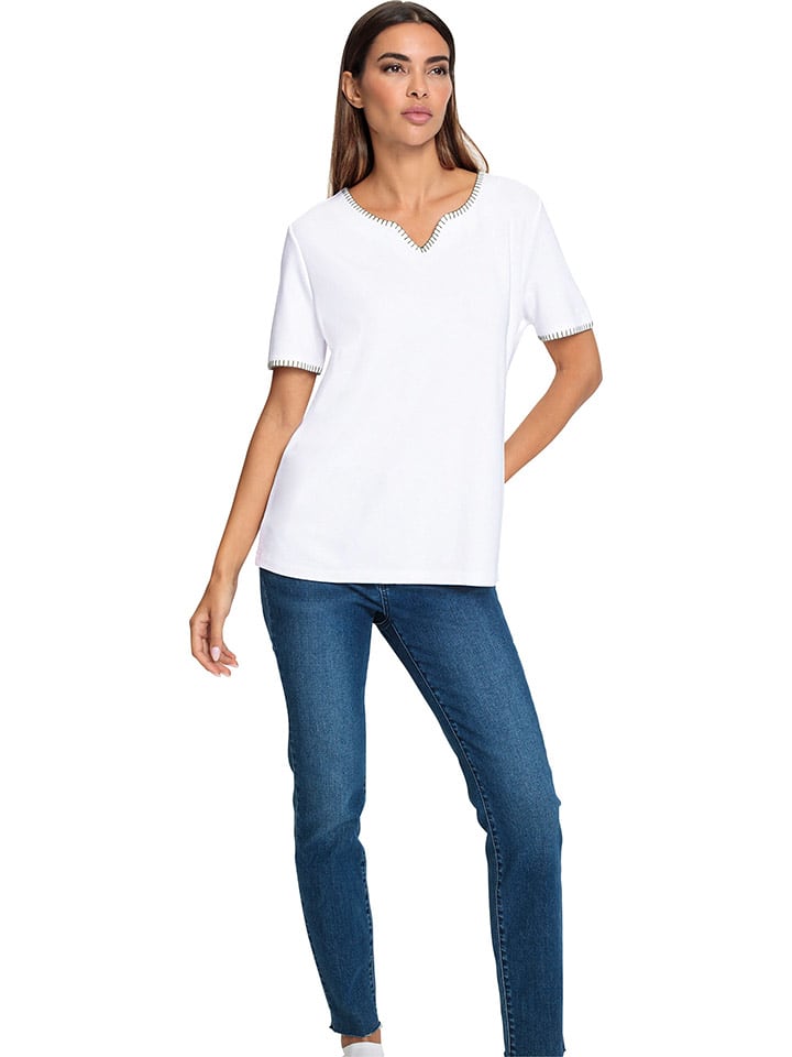 Heine Koszulka w kolorze białym rozmiar: 38