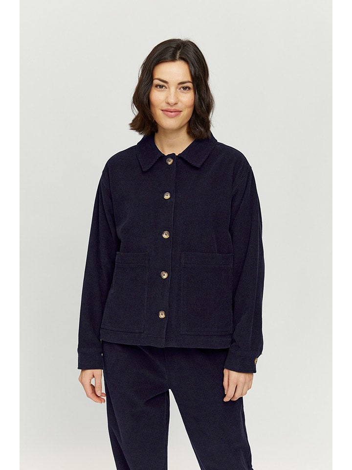 MAZINE Kurtka koszulowa "Panola" w kolorze granatowym rozmiar: S