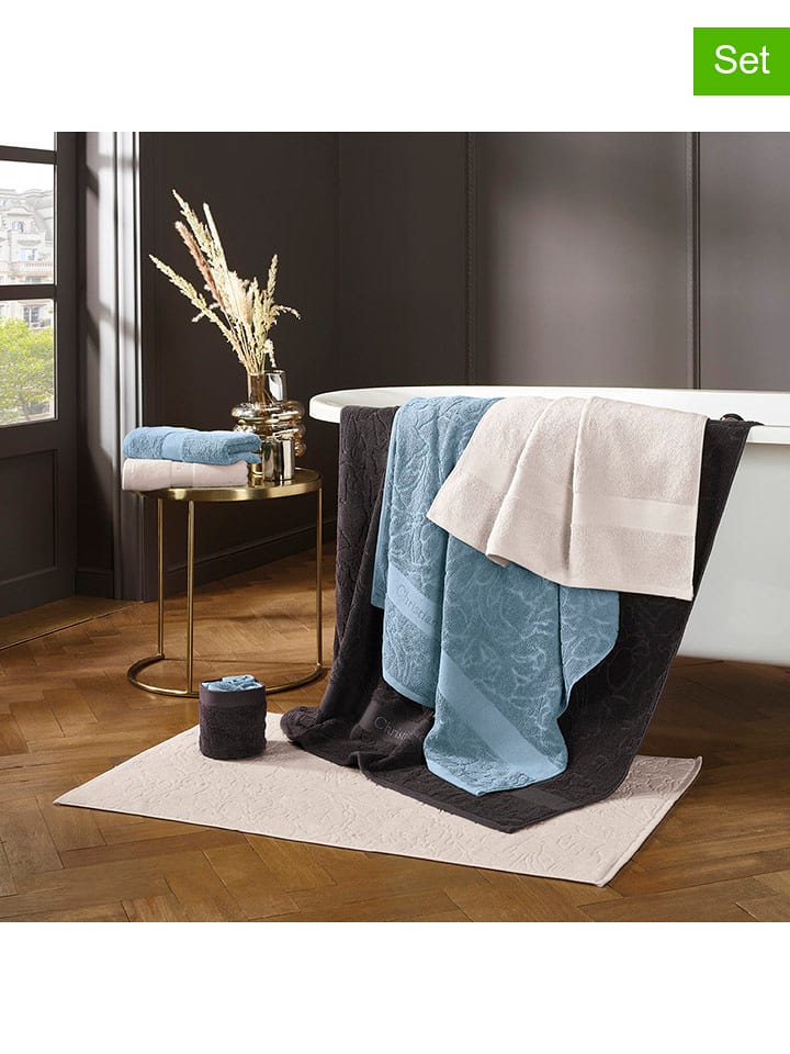 CXL by Christian Lacroix Ręczniki (4 szt.) w kolorze błękitnym dla gości rozmiar: 30x30 cm