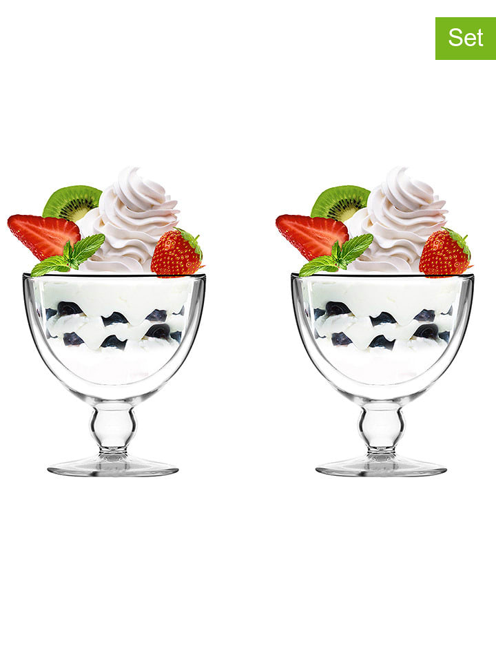 Vialli Design Pucharki (2 szt.) do lodów - 250 ml rozmiar: onesize