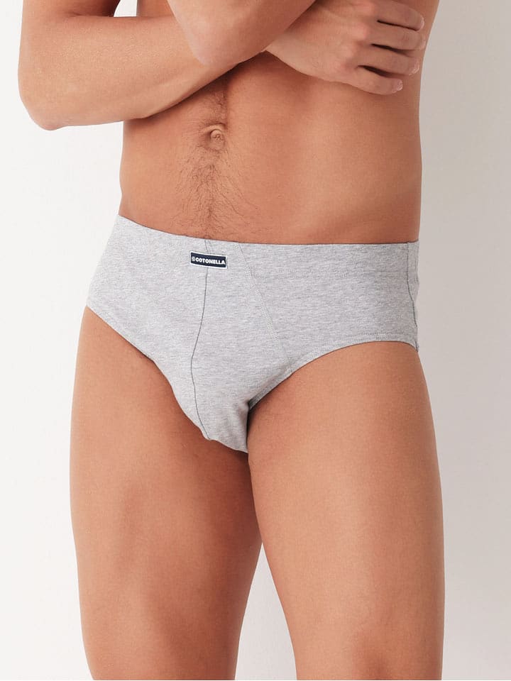 COTONELLA Slipy w kolorze szarym rozmiar: XL