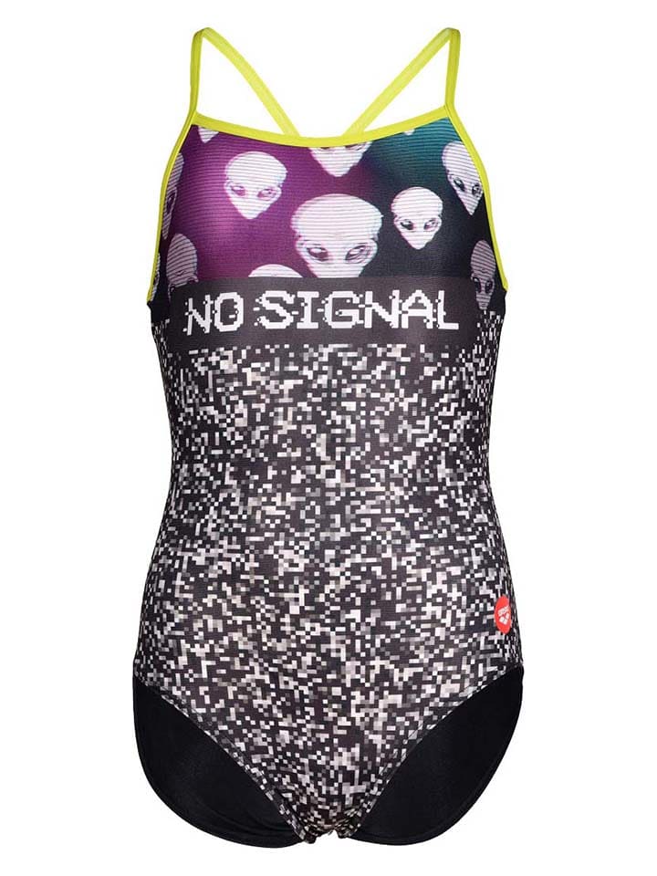 Arena Strój kąpielowy "Crazy" w kolorze czarnym rozmiar: 164