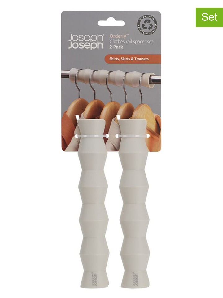 JosephJoseph Separatory (2 szt.) "Orderly" w kolorze beżowym na drążek - dł. 20 cm rozmiar: onesize
