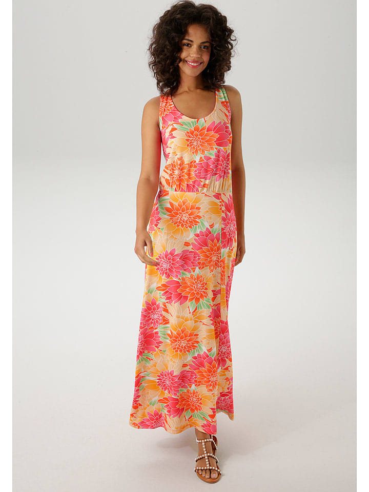 Aniston Sukienka w kolorze brzoskwiniowo-różowym rozmiar: 36