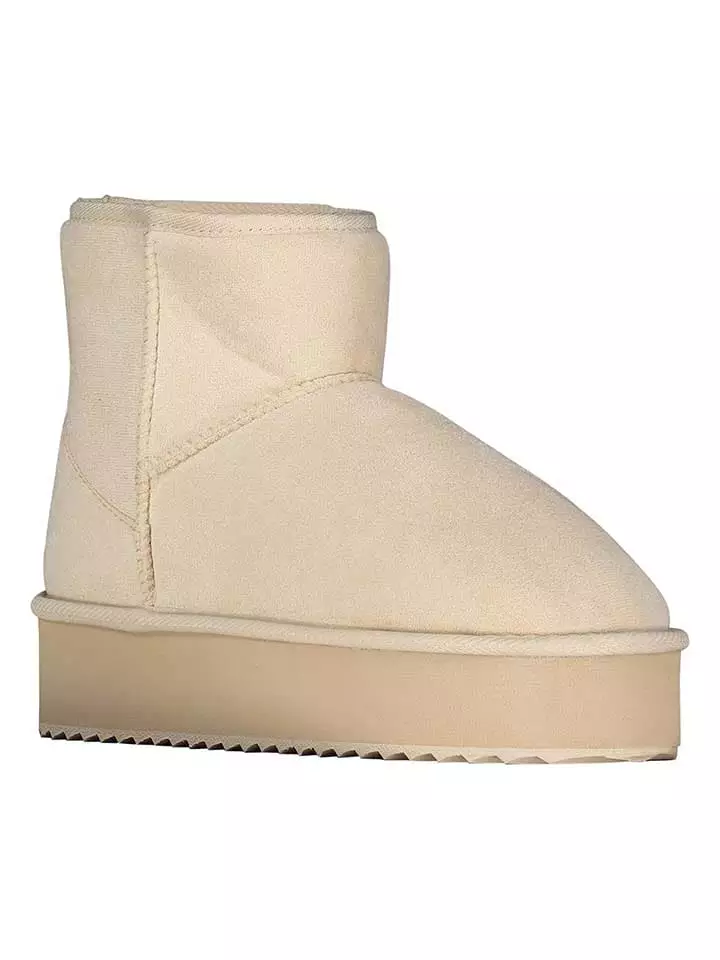 Geographical Norway Botki zimowe "Orgeat" w kolorze beżowym rozmiar: 38