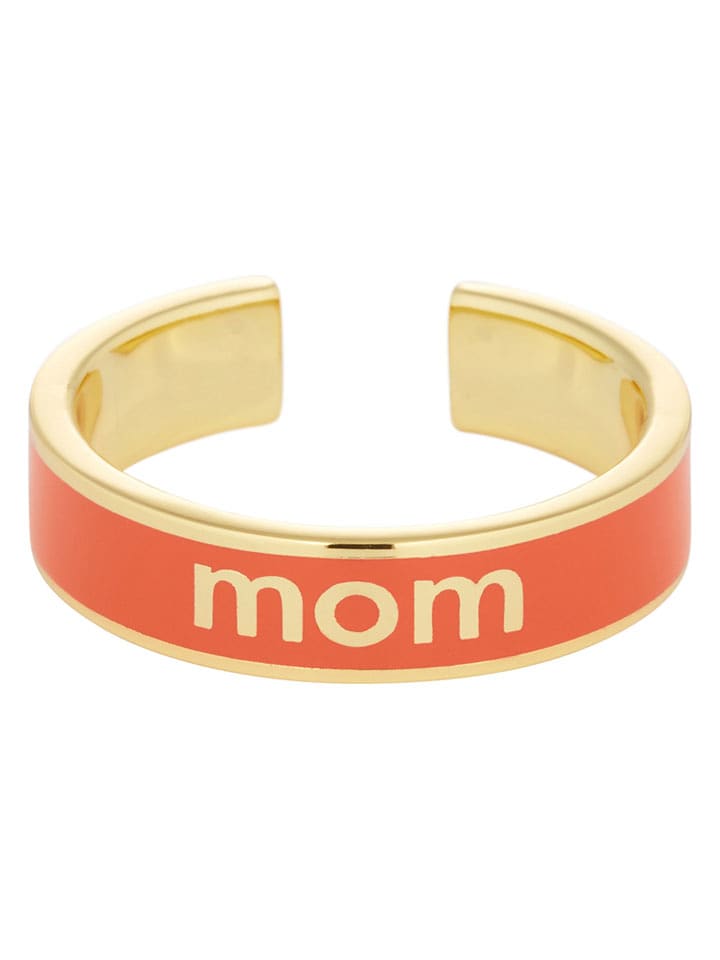 Design Letters Pozłacany pierścionek "Mom" rozmiar: onesize