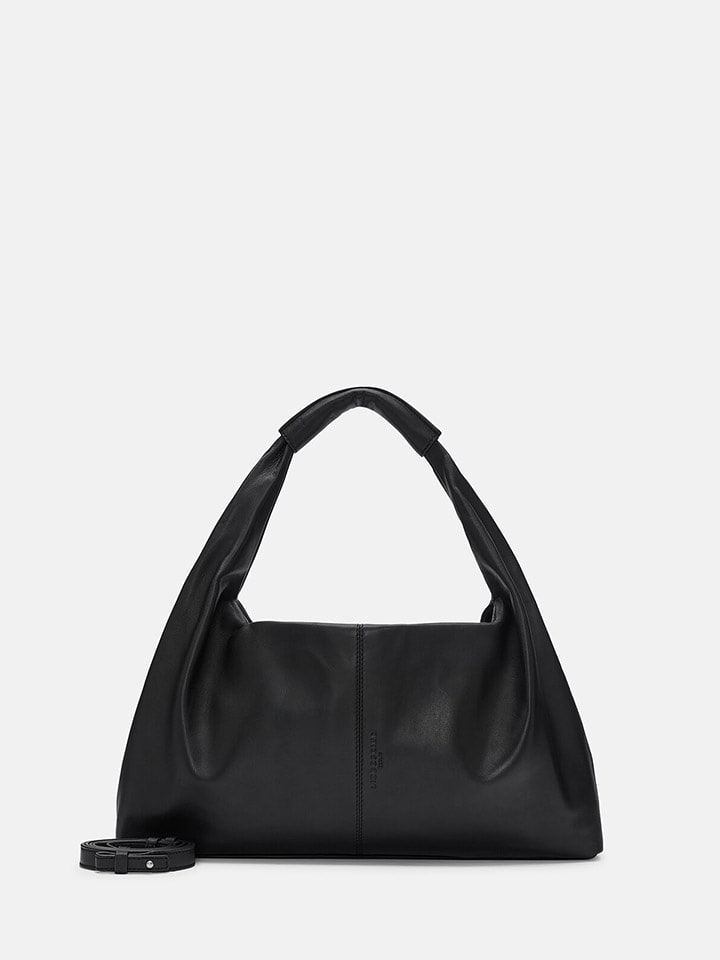 Liebeskind Berlin Skórzana torebka "Scarlet" w kolorze czarnym - 45 x 25 x 10,5 cm rozmiar: onesize