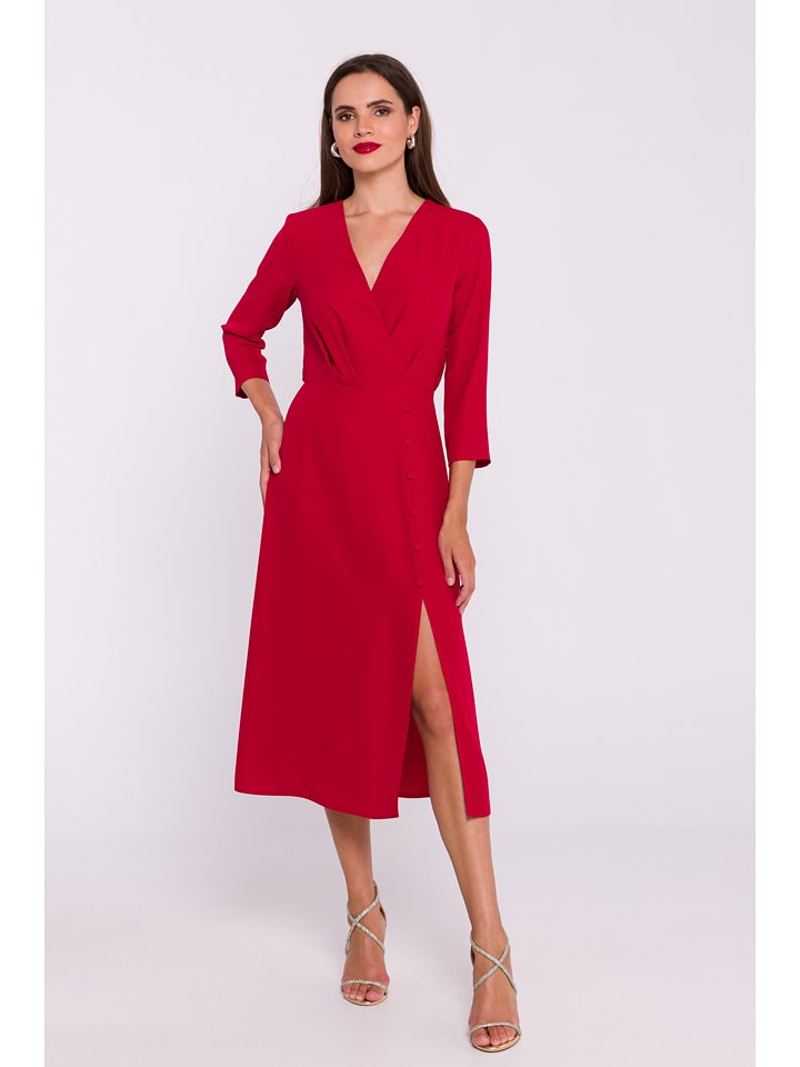 Stylove Sukienka w kolorze czerwonym rozmiar: S