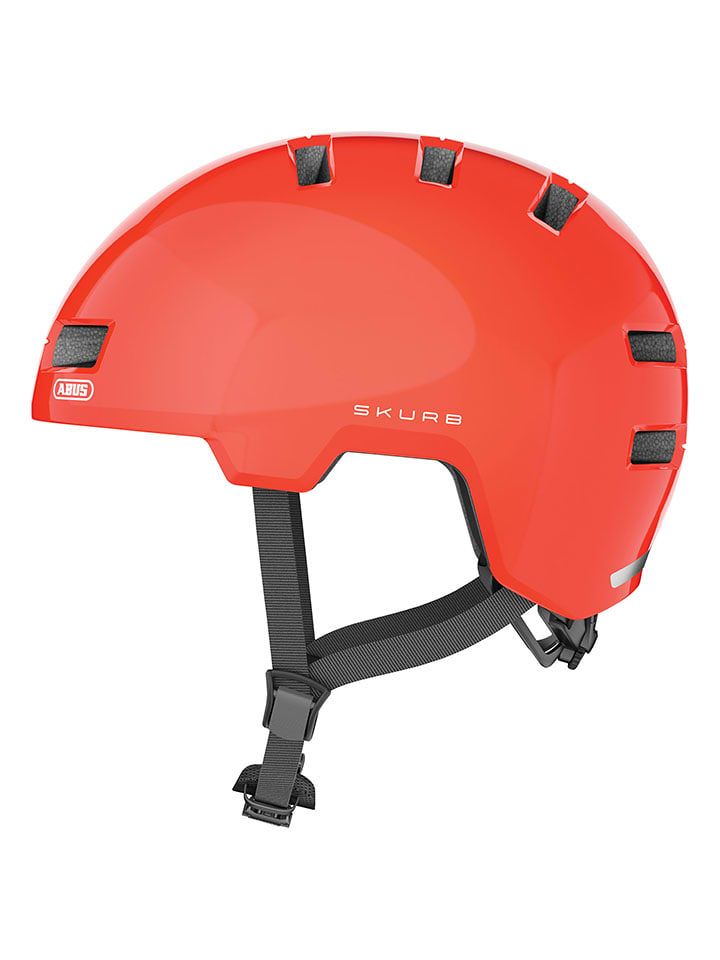ABUS Kask rowerowy "Skurb" w kolorze pomarańczowym rozmiar: 58-61 cm