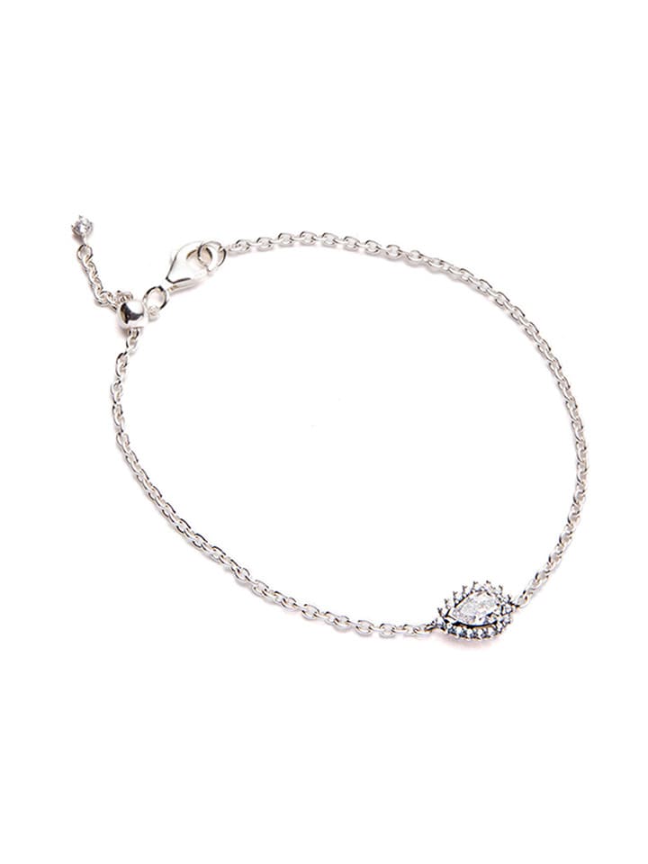 Pandora Srebrna bransoletka z cyrkoniami rozmiar: 18 cm