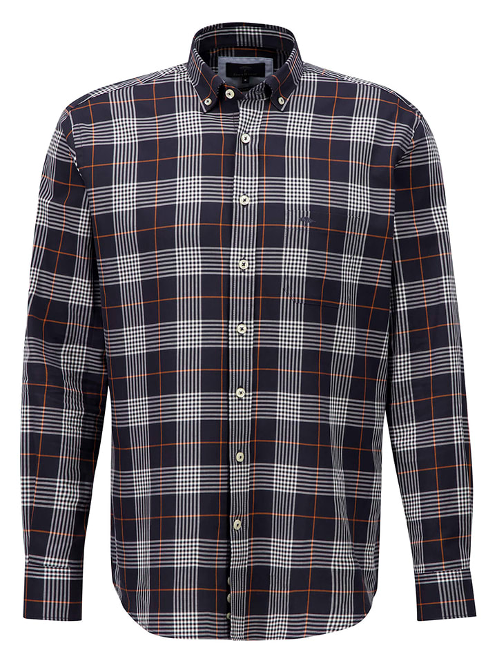 FYNCH-HATTON Koszula - Casual fit - w kolorze granatowym rozmiar: L