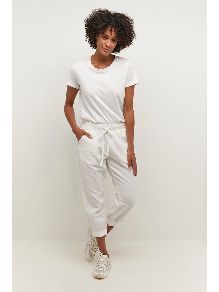 Kaffe Rybaczki w kolorze białym rozmiar: 40