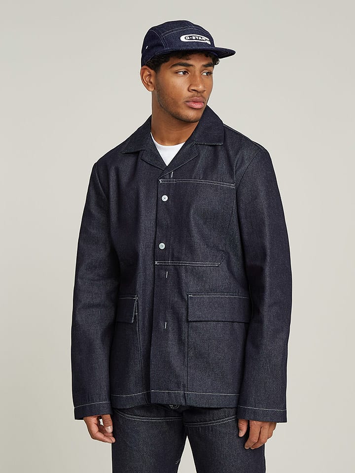 G-Star Kurtka dżinsowa w kolorze granatowym rozmiar: XXL