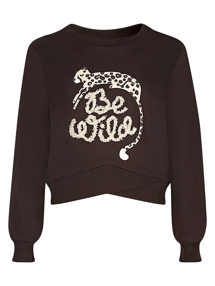 happy girls by Eisend Sweter w kolorze czarnym rozmiar: 122