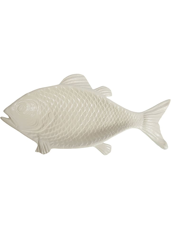 Amadeus Półmisek "Fish" w kolorze białym - 40 x 20 cm rozmiar: onesize