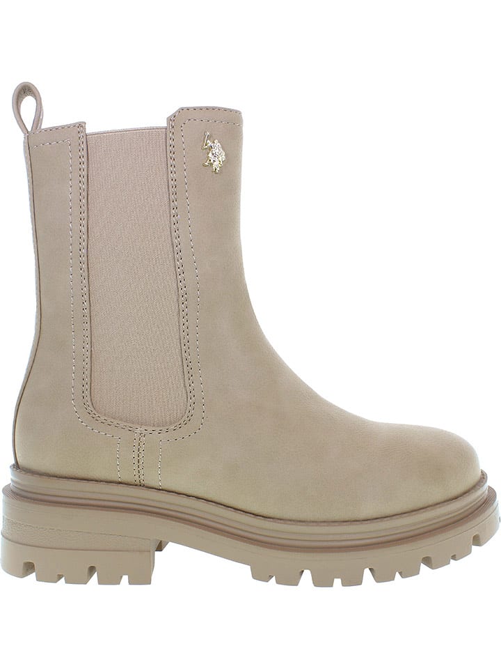 U.S. Polo Assn. Sztyblety w kolorze beżowym rozmiar: 41