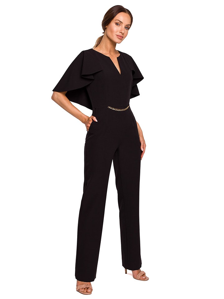 made of emotion Kombinezon w kolorze czarnym rozmiar: L